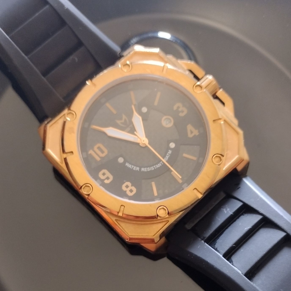 MEISTER Rose Gold and Black Men's Watch - Picture 2 of 14